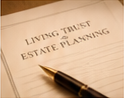 Estate planning document and pen